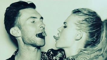 Behati Prinsloo Celebrates Adam Levine's Birthday, Gets Matching Anklets With Daughter Dusty Rose