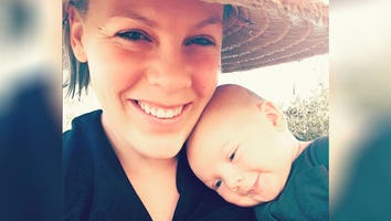 Pink Cuddles Up to Son Jameson -- See the Precious Pic!