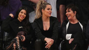 Kourtney and Khloe Kardashian Sport Sexy Outfits at Tristan Thompson's Cavaliers Game