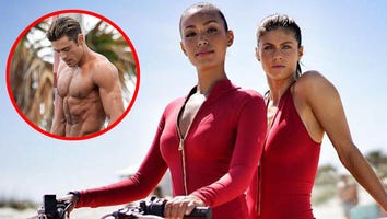 EXCLUSIVE: 'Baywatch' Babes Alexandra Daddario & Ilfenesh Hadera Talk Bikini Confidence, Zac Efron's Abs