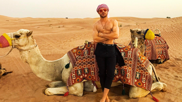 Zac Efron Goes Shirtless for Camel Riding Adventure in the Desert