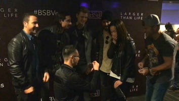 EXCLUSIVE: Watch the Backstreet Boys Help a Fan Propose to His Girlfriend With a Sweet Surprise Serenade!