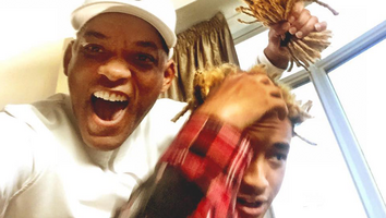 Will Smith Helps Son Jaden Cut Off His Dreadlocks for New Movie Role -- See the Hair Transformation!