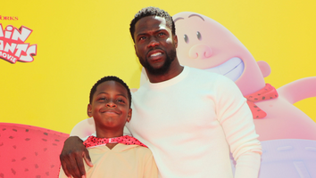 Kevin Hart Brings Look-Alike 9-Year-Old Son to 'Captain Underpants' Premiere