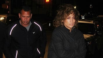 Jennifer Lopez Gets a Late Night Visit From Boyfriend Alex Rodriguez on 'Shades of Blue' Set -- See the Pics!