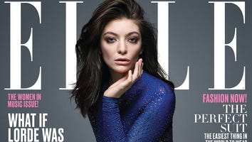 Lorde Stuns in a Glittering Blue Jumpsuit on the Cover of 'Elle'
