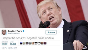 Celebs React to Donald Trump's Bizarre 'Covfefe' Tweet as President Responds