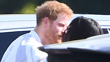 Prince Harry and Meghan Markle Adorably Kiss, Embrace After Polo Match: See the Pics!