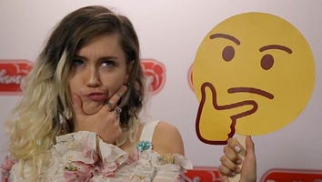 EXCLUSIVE: Watch Miley Cyrus Expertly Channel Her Inner Emojis