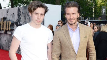 Brooklyn Beckham Supports Dad David Beckham's For His Acting Debut at 'King Arthur' Premiere