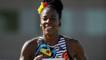 Alysia Montano Competes in Track and Field Nationals While Five Months Pregnant In Wonder Woman Uniform