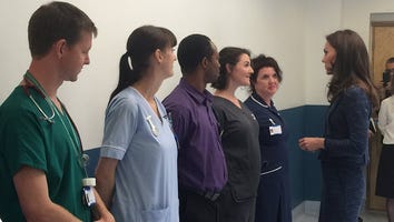 Kate Middleton Meets With Victims and First Responders From the London Terror Attack: Pics