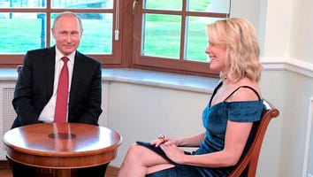 Megyn Kelly Sports Off-the-Shoulder Velvet Dress to Interview Vladimir Putin: Pics