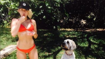 Miley Cyrus Poses in a Bikini With Her Cute Dogs to Celebrate Summer: See the Pic!