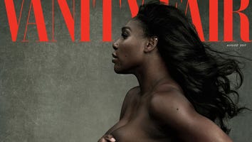 Pregnant Serena Williams Poses Nearly Nude, Reveals How She Met Her Fiance