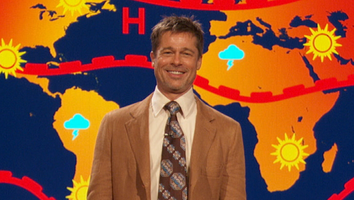 EXCLUSIVE: Brad Pitt Makes Hilarious Return as 'The Jim Jefferies Show' Weather Man -- Watch!