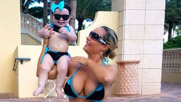 Coco Austin and Daughter Chanel Beat the Heat in Matching Swimsuits, Show Off Best Yoga Pose
