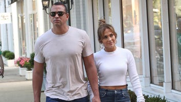 Jennifer Lopez and Alex Rodriguez Pose Next To 'Love' Sign, Put Top Down While Cruising Around NYC