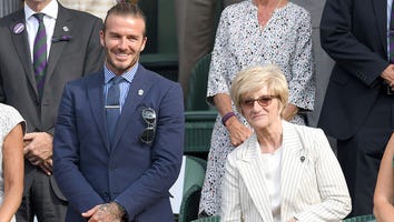 David Beckham Enjoys Wimbledon Tennis Match With His Mom -- See the Adorable Pics!