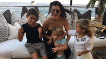 Kourtney Kardashian Shares Cute Pic of Mason and Penelope Kissing: 'Unconditional Love'