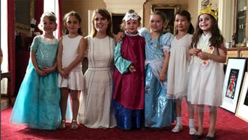 Harper Beckham Celebrates Her Birthday in Princess Dress at Buckingham Palace With Princess Eugenie: Pics!