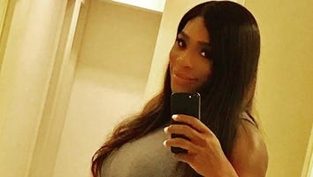 Pregnant Serena Williams Hangs Out With Mariah Carey and Her Twins After Concert -- See the Pic!