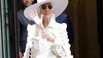 Celine Dion Looks Fierce in All-White Couture, Sporting a Lady Gaga-Inspired Look