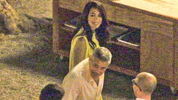 Amal Clooney Wears Yellow Mini Dress For Date Night With George 1 Month After Welcoming Twins