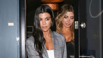 Kourtney Kardashian Seen at Dinner After Leaving Church Service Where Justin Bieber Car Collision Occurred