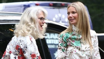 Gwyneth Paltrow and Mother Blythe Danner Rock Matching Print Outfits at Goop Event -- See the Pic!