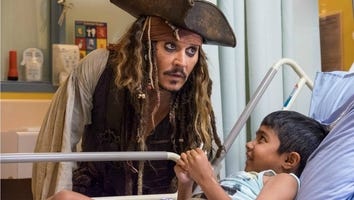 Johnny Depp Dresses Up as Captain Jack Sparrow to Visit Children's Hospital in Canada -- See Pics!