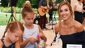 Pregnant Jessica Alba Stuns With Adorable Daughters Honor and Haven: Pics!