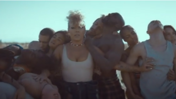 Pink Makes Powerful Statement in Political 'What About Us' Music Video -- Watch!