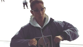 Celine Dion Is the Ultimate Hockey Mom as She Busts a Move at Her Son's Game