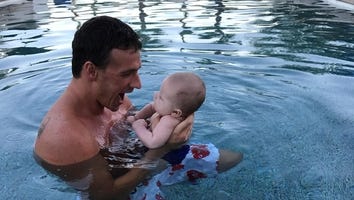 Ryan Lochte 'Completely Beat' After 3-Hour Practice, Takes Newborn Son on First Swim -- Watch!