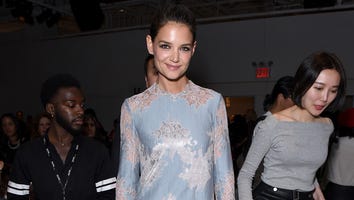 Katie Holmes Shows Off a Leggy Look at NYFW in Sexy Lace Minidress: Pic!
