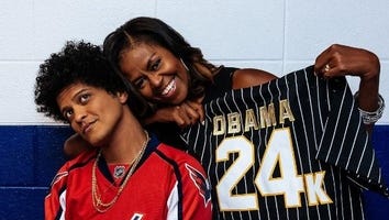 Michelle Obama Gets Surprise Gift at Bruno Mars' Concert -- See the Pics!
