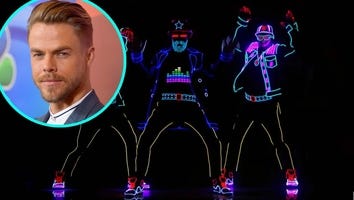 Derek Hough Sneaks Into the 'America's Got Talent' Finale, Dances with Light Balance