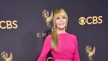 EXCLUSIVE: Jane Fonda Rocks Ariana Grande-Style Ponytail at 2017 Emmys, Not Interested in '9 to 5' Sequel