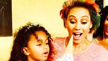 Mel B Rocks Rainbow-Colored Hair at Daughter’s Birthday Bash -- See the Pics!