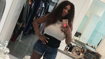 Serena Williams Shows Off Post-Baby Weight Loss as She Slips Back Into Jean Shorts 2 Weeks After Giving Birth