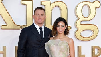 EXCLUSIVE: Channing Tatum Praises Wife Jenna's Booty as She Stuns at 'Kingsman: The Golden Circle’ Premiere