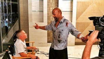 Dwayne Johnson Meets Young Hero Who Saved His Drowning Brother's Life -- See the Heartwarming Pics!