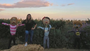 Jennifer Garner Made an Adorable Scarecrow for Each of Her Kids -- See the Pic!