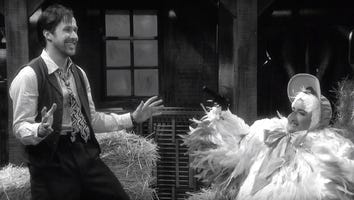 Ryan Gosling Struggles (Again) to Keep a Straight Face Around Kate McKinnon & Aidy Bryant in 'SNL' Premiere