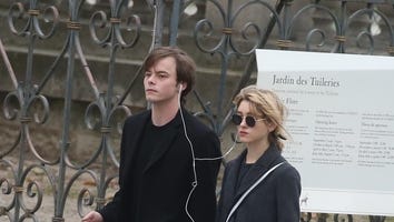 ‘Stranger Things’ Stars Charlie Heaton and Natalia Dyer Share Headphones and Hold Hands in Paris -- Pic!