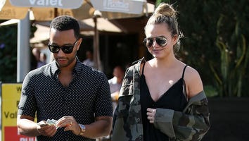 Chrissy Teigen Hides Her Baby Bump While Out With John Legend as Luna Rocks Her First Pigtails: Pics!
