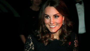 Pregnant Kate Middleton Recycles Chic Black Dress Also Worn By Meghan Markle -- See The Look!