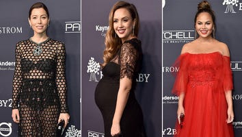 Jessica Biel Wears Sheer Gown While Jessica Alba Goes Maternity Chic at Baby2Baby Gala: Pics!
