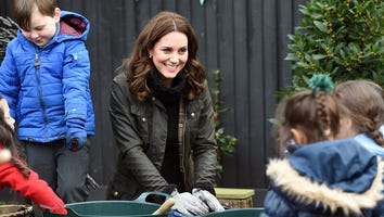 Kate Middleton Gardens With Local Schoolchildren While Prince William Travels to Finland: Pics!
